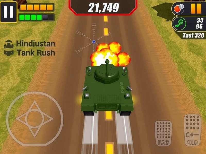 Hindustan Tank Rush Controls Demonstration